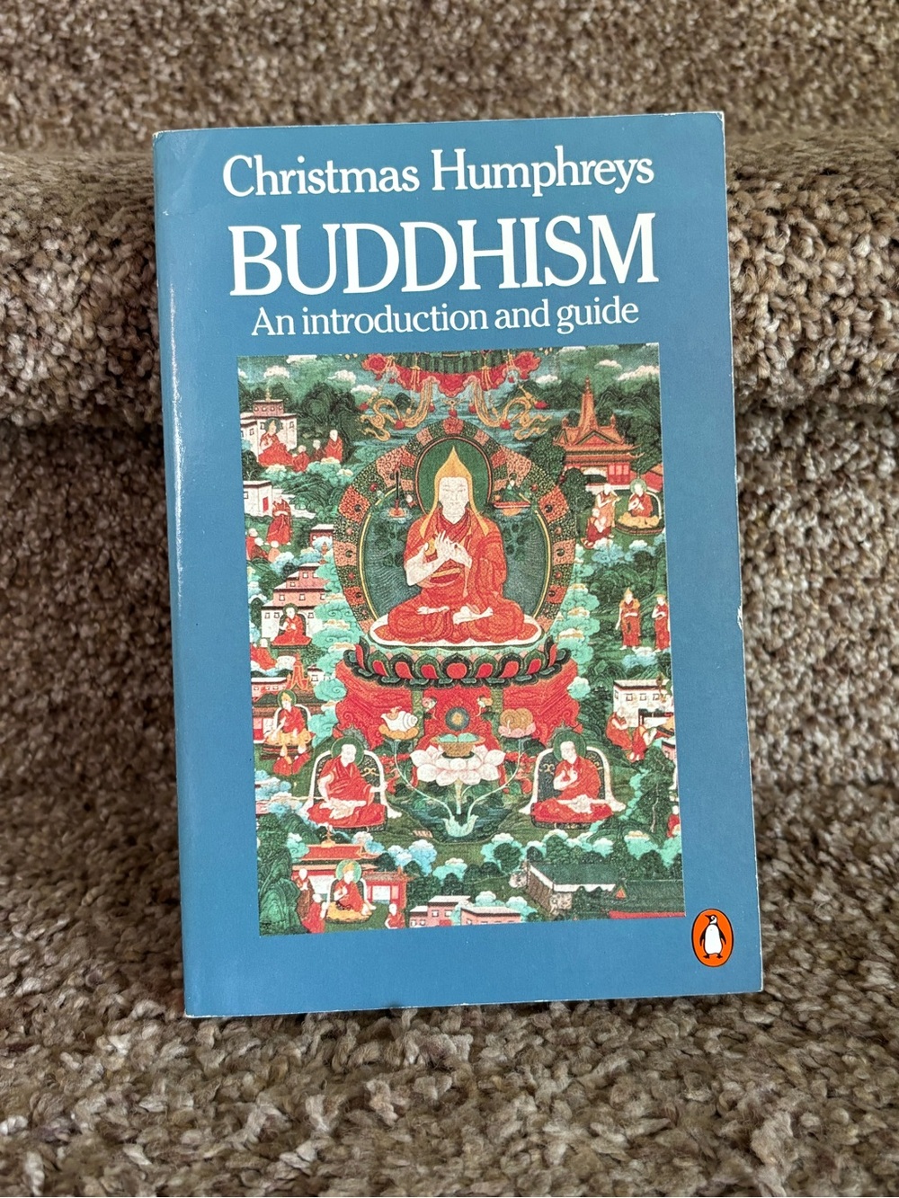 Buddhism: An Introduction and Guide by Christmas Humphreys - Blue Cover